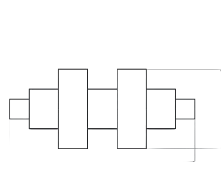 Schema quotato alberi fucinati