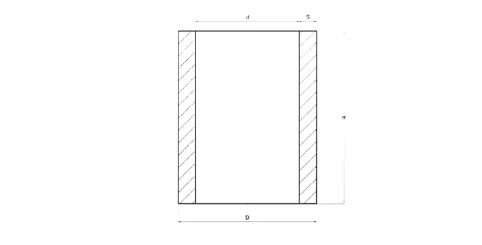 Schema quotato bussole laminate